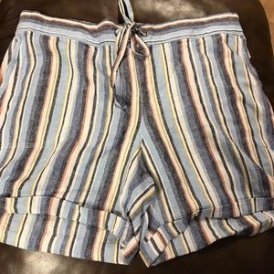 New striped shorts